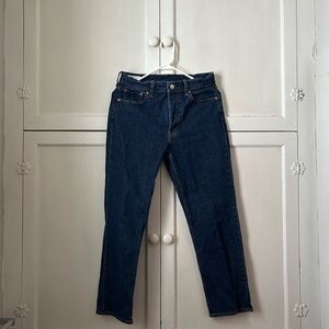 GAP Women's Straight Leg Jeans - Dark Blue